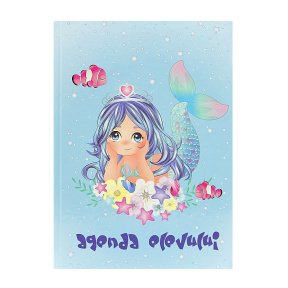 Agendă elevului NEW SCHOOL MERMAID 48 foi, copertă tare