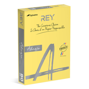 Hârtie colorată A4 ( 80gr/m2, 500 foi) intensiv galben Adagio CITRUS 58