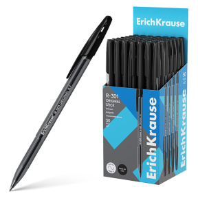 Pix cu bilă ErichKrause 1mm, R-301 Original Stick, negru