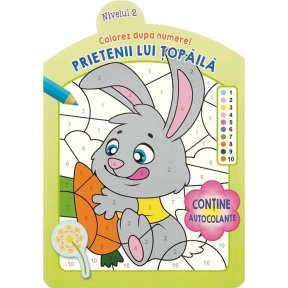 Colorez după numere. Prietenii lui Topaila