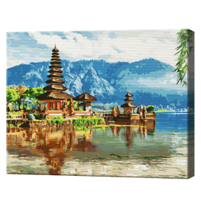 Călătorie la Bali, 40x50 cm, pictură pe numere
