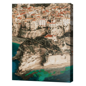 Sudul Italiei, 40x50 cm, pictură pe numere