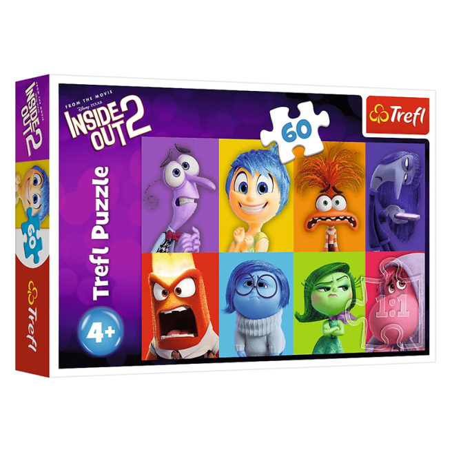 Пазлы "60" - "Know your emotions / Disney Inside Out 2"
