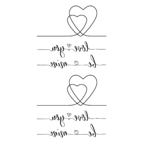 Тату Valentine Day - Be mine 10,5х6 см