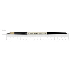 Pensula Rotundă sintetică, BREEZE 1226R07, ROSA