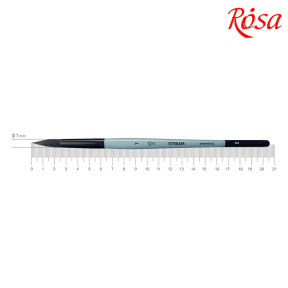 Pensula Rotundă sintetică, STREAM 132, Nr. 7, ROSA