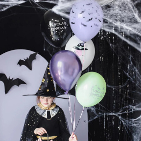 Balon 30 cm (12), Halloween, Vrăjitoare, lilieci