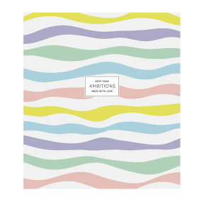 Тетрадь 60 листов, линейка, Школярик Cute colours