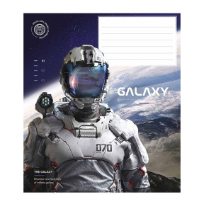 Caiet 12 foi, linie oblică, Shkolyarik Galaxy life