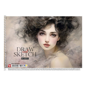 Album pentru schițe A4 PASTEL, 40 foi, 120 gr/m