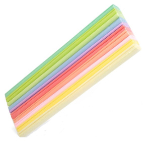 Set hârtie creponată, 10 role, 200x50 cm, mix culori pastelate