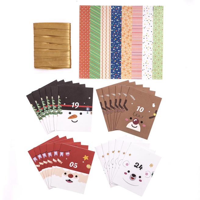 Set pentru crearea unui calendar advent, 24 cutii