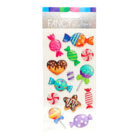 Set stickere, FANCY, gel sticker, Mix 6