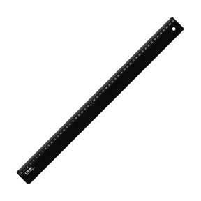 Riglă 50 cm STAMM, neagră