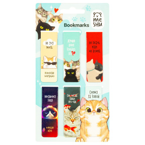 Набор закладок магнитных для книг, 6 штук, MESHU "Funny joke"