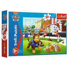 Puzzle 30 - Dogs in action / Viacom PAW Patrol