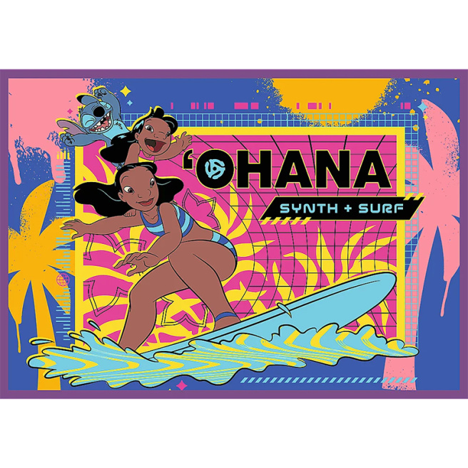 Пазлы "4x250" - "Amazing Stitch / Disney Lilo&Stitch"