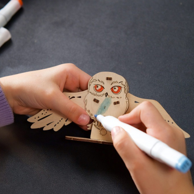 Model de colorat Hedwig™ owl
