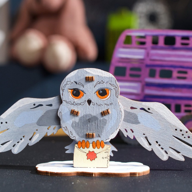 Model de colorat Hedwig™ owl