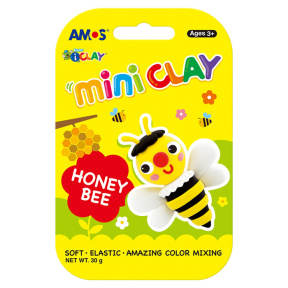 Набор пластилина AMOS I-Clay Bee (4цвх7,5гр)