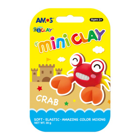 Набор пластилина AMOS I-Clay Crab (4цвх7,5гр)