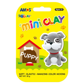 Набор пластилина AMOS I-Clay Puppy (4цвх7,5гр)