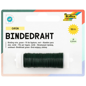 Sârmă pentru creație, verde, 0,3 mm x 50 m