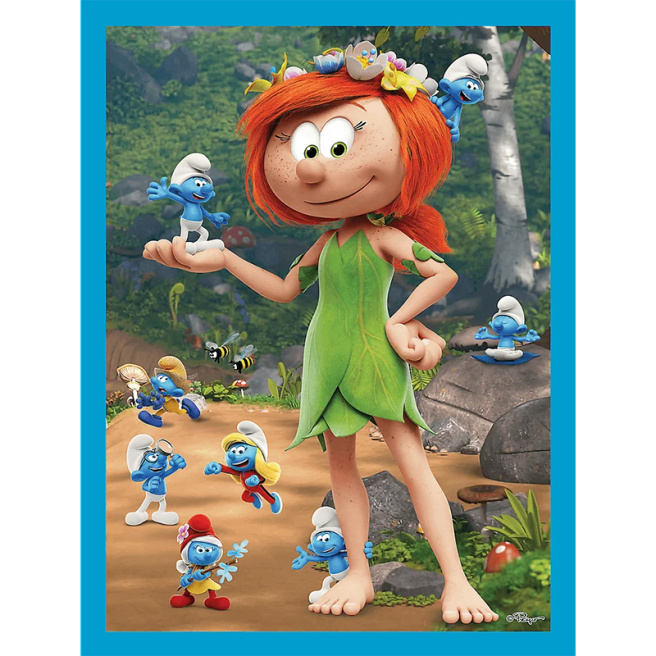 Пазлы - "2in1+memos" - Smurfs have fun / The Smurfs