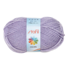 Fir de tricotat Stafil Colors, acrilic, 50 g, 133 m, culoare Lavandă