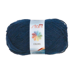 Fir de tricotat Stafil Colors, acrilic, 50 g, 133 m, culoare albastru întunecat