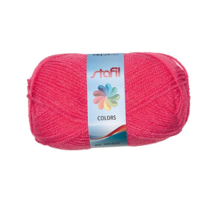 Fir de tricotat Stafil Colors, acrilic, 50 g, 133 m, culoare Fuchsia