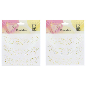 Tatuaj autocolant MESHU "Freckles", 15x18,5 cm, ambalaj individual