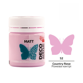 Acril pentru decor, country roz mat, 20 ml