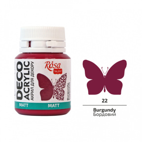 Acril pentru decor, burgundiu, 20 ml