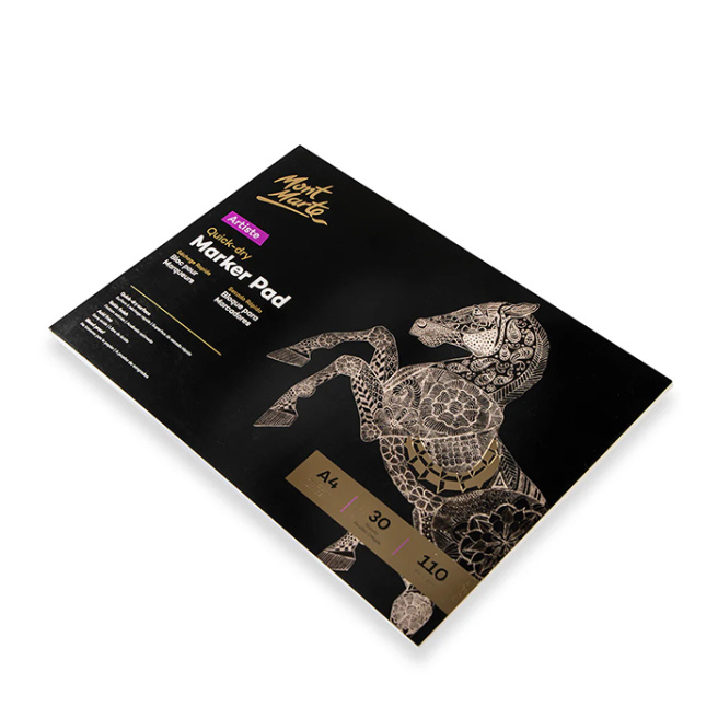 Bloc de desen pentru markere Artiste Quick Dry, A4, 30 file, 110 g/m²
