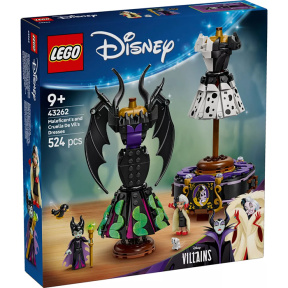 Constructor LEGO Disney Rochii Maleficenta si Cruella De Vil