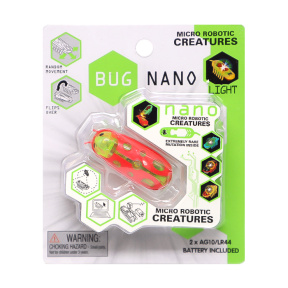 Игрушка Nano робо-жук Ladybug, красно/желтая