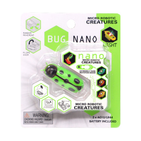 Игрушка Nano робо-жук Ladybug, зеленая