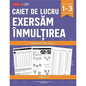 Caiet de lucru. Exersăm înmulțirea