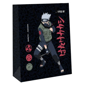 Пакет бумажный подарочный Naruto, 26х32 см