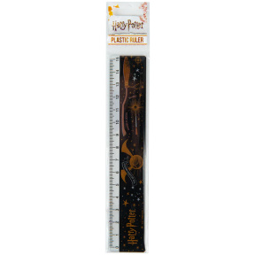 Линейка Kite 15 см Harry Potter, пластиковая