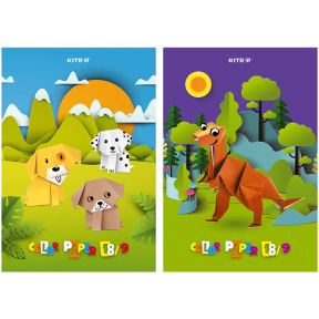 Set hîrtie colorată A4 Kite 18 foi 9 culori