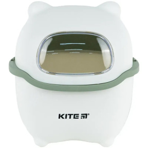 Coș de gunoi pentru masă Kite, alb-verde