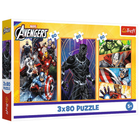 Puzzle "3x80" - Disney Marvel The Avengers