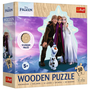Puzzle "50 Wooden Contour Puzzle" -  Favorite Frozen