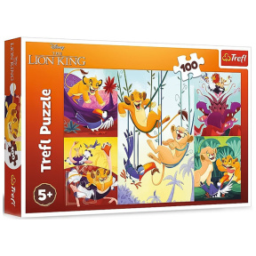 Puzzle "100" - Courageous Lion King / Disney Lion King