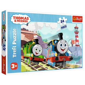 Puzzle "24 Maxi" - Fireman Sam and friends / Prism A&D Fireman Sam