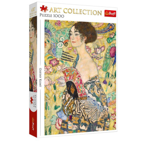 Puzzle "1000 Art Colection" - Gustav Klimt - Lady with fan
