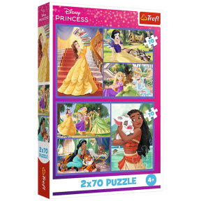 Puzzle "2x70" - Disney Princess