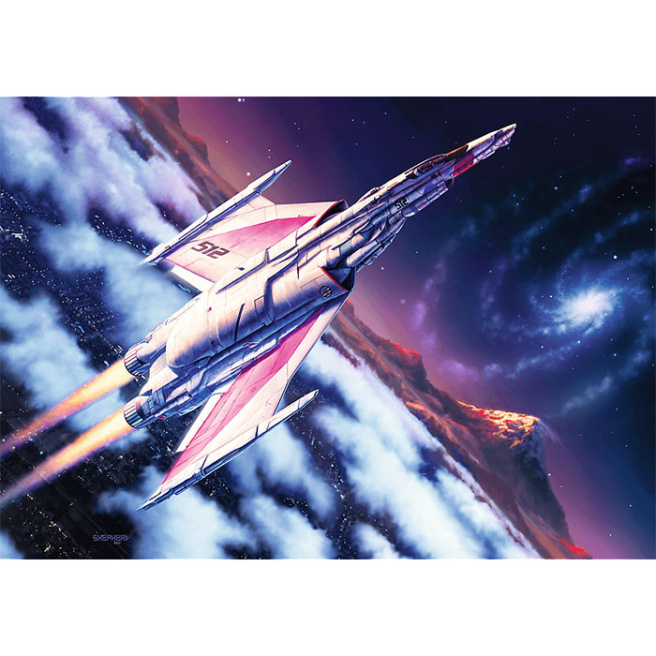 Puzzle "1000 Premium Plus" -Tea Time: Flight into space